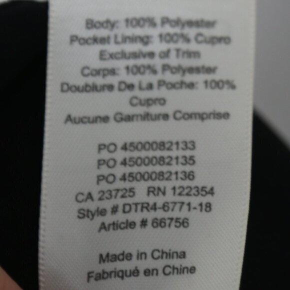 Wilfred Clotilde Pant Black Pleated Front High Rise Japanese Crepe - Picture 6 of 8